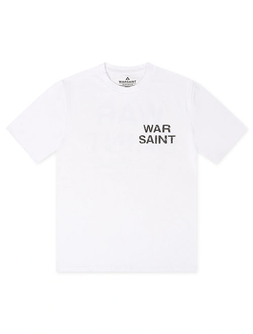 Warsaint LA Script Tee - White/Black
