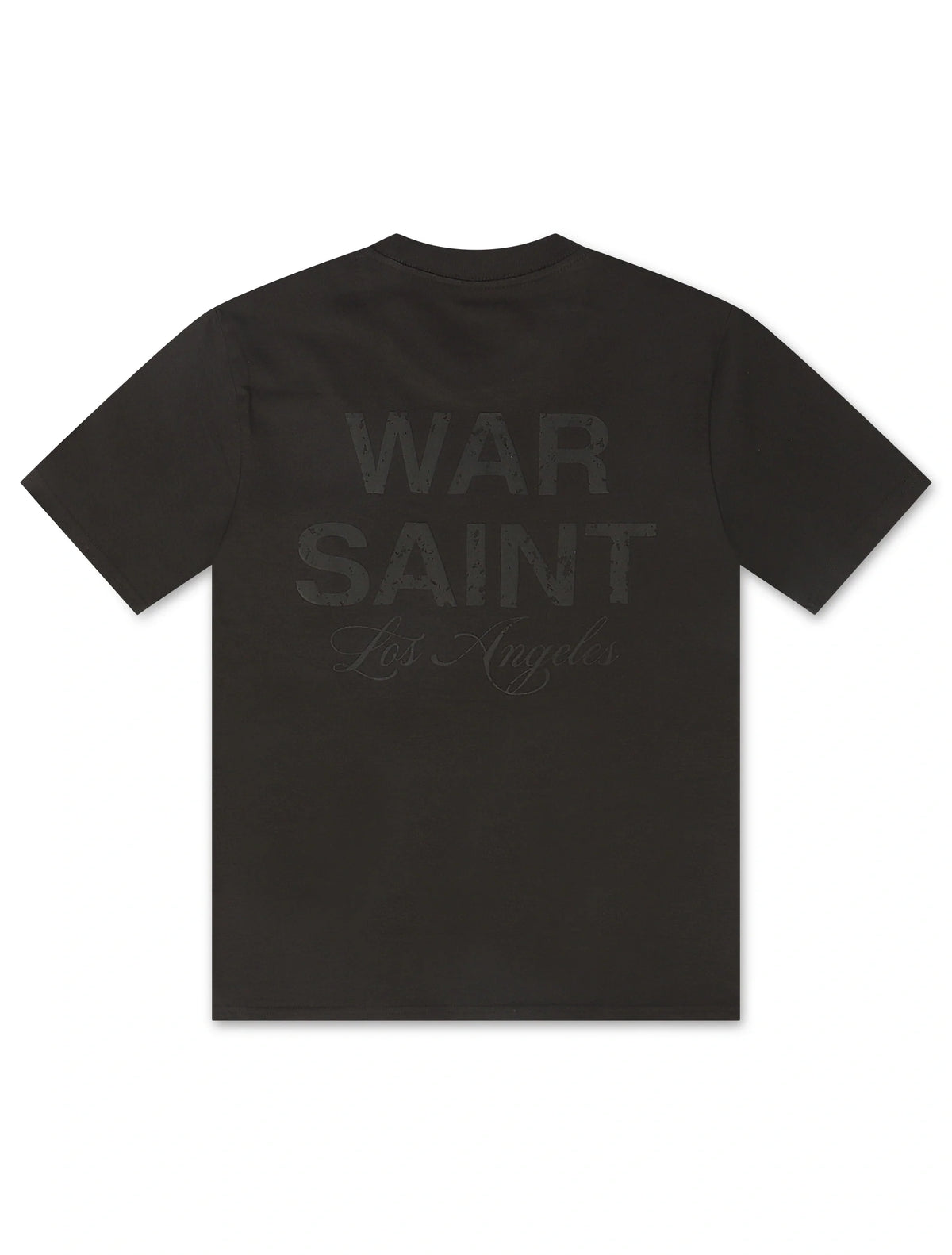 Warsaint LA Script Tee - Charcoal/Black