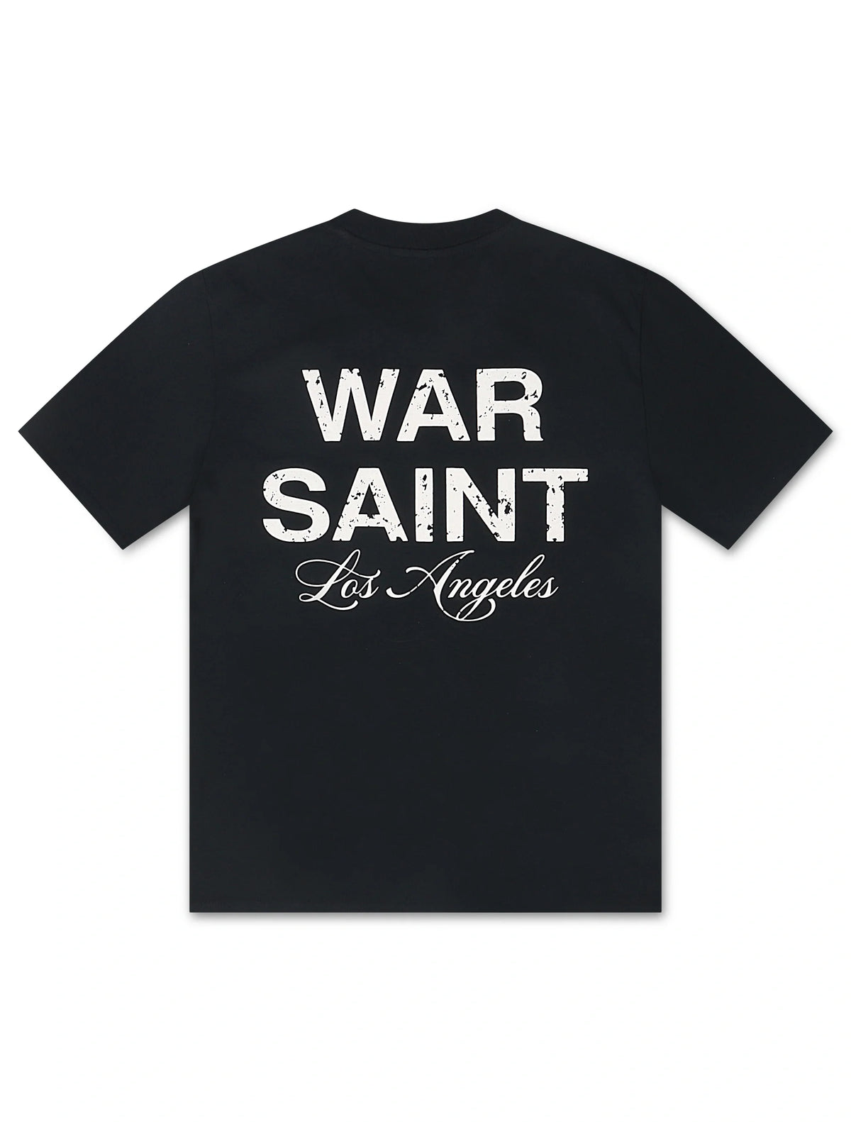 Warsaint LA Script Tee - Navy/White