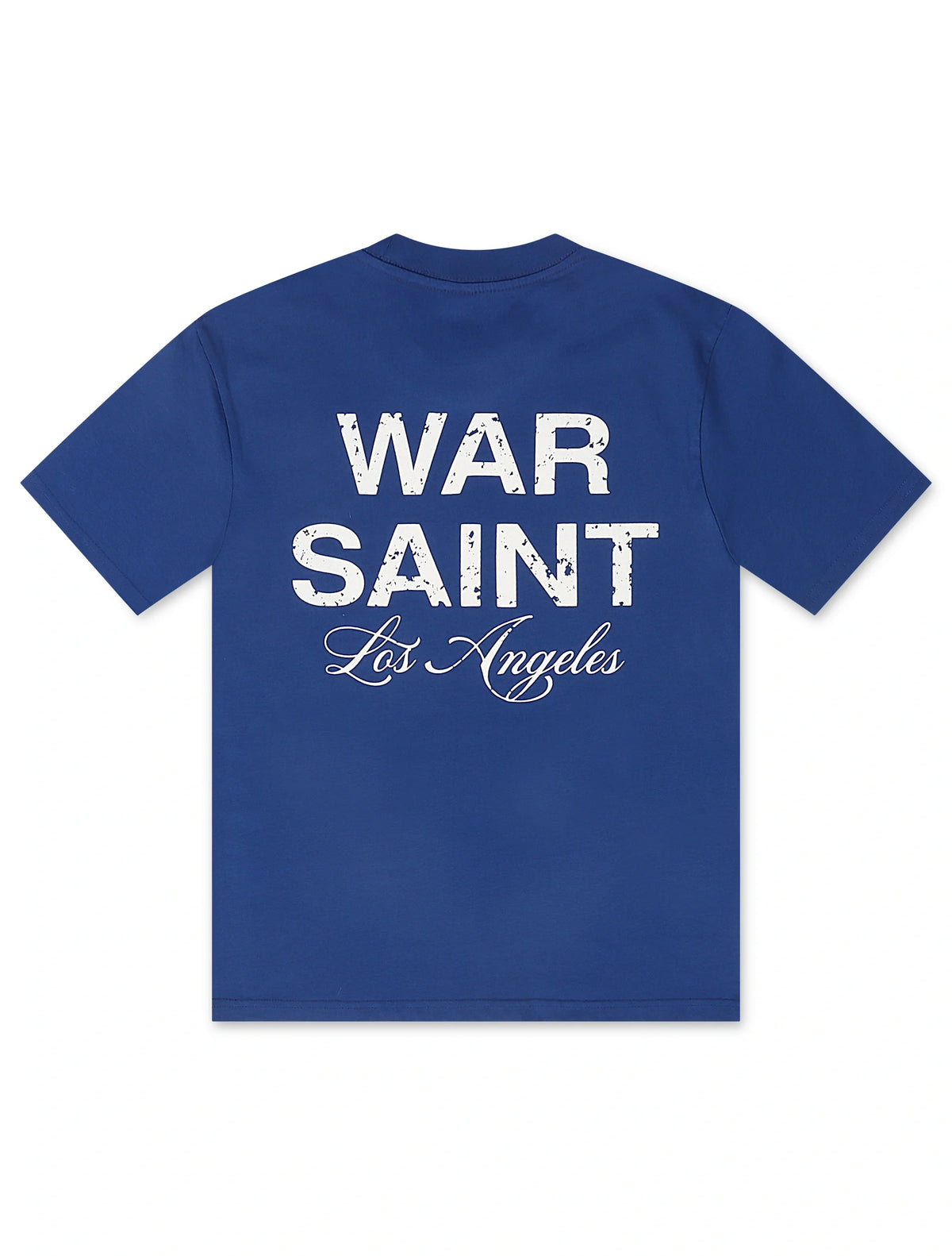 Warsaint LA Script Tee - Blue/White
