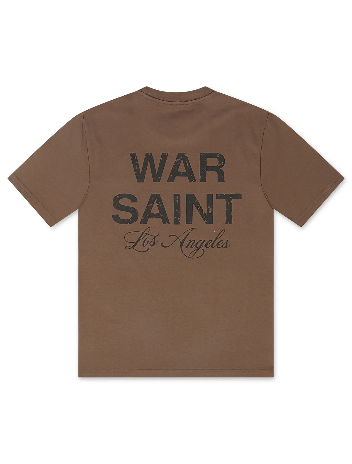 Warsaint LA Script Tee - Walnut/Black
